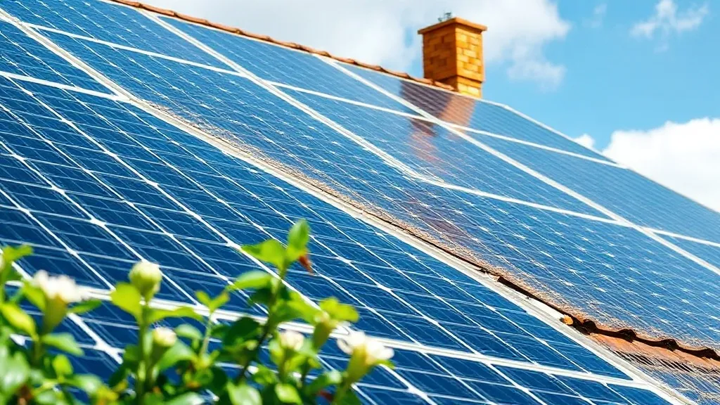 Contrato de energia elétrica sobre mesa com painéis solares ao fundo, representando a mudança de titularidade de unidade consumidora
